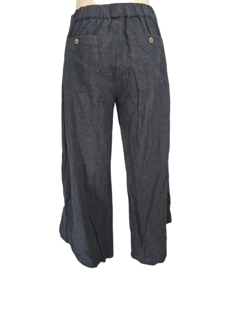 Patagonia women's wide leg black trousers size s - Picture 2 of 9